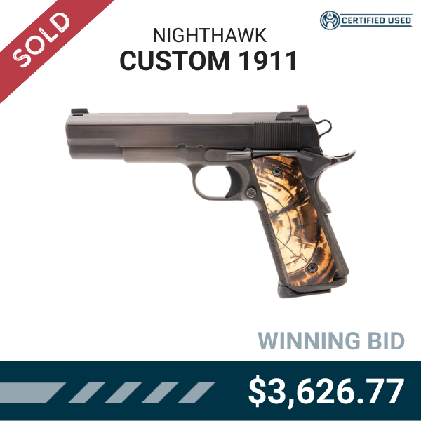 Recently Ended: NIGHTHAWK CUSTOM 1911