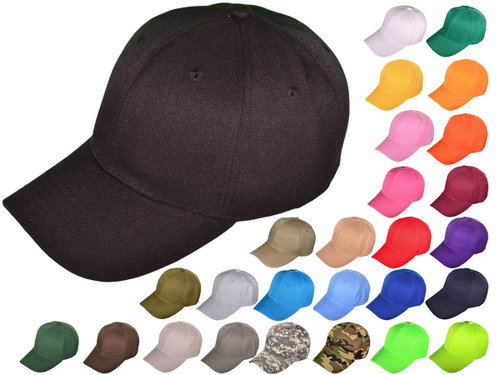 Wholesale Classic Baseball Hats Businesses Reorder Again and Again (Structured 6-Panel, Bulk Ready) - 22132