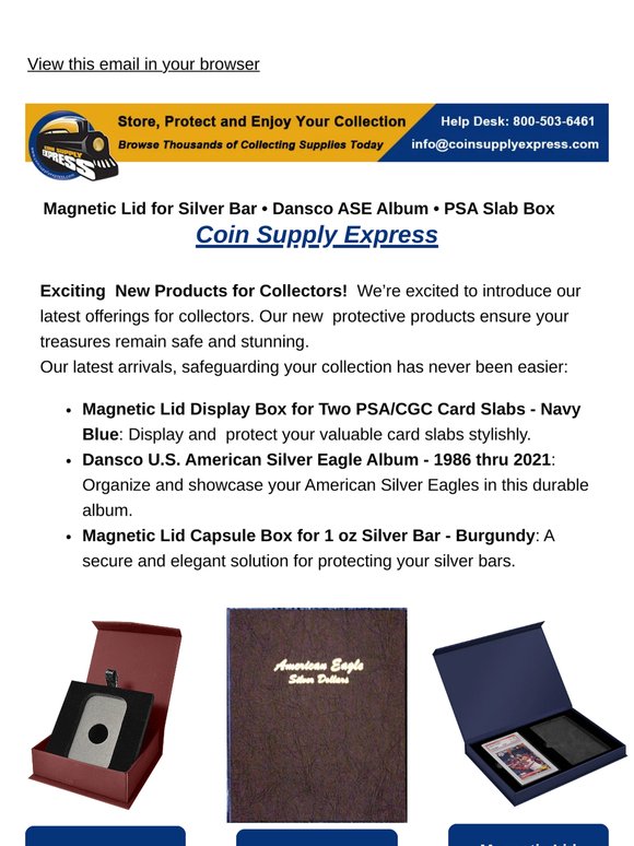 Exciting New Products