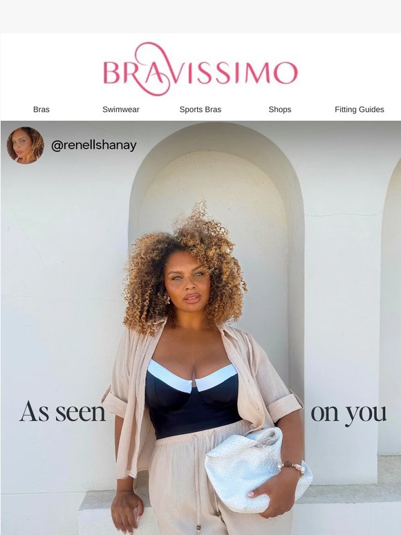 As seen on you