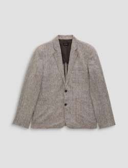 Leo Linen Blazer in Oak Barrel