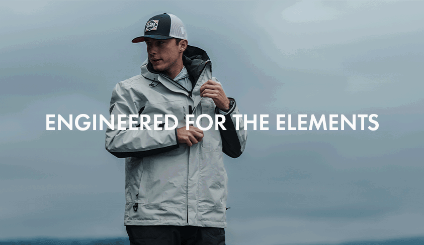 Man wearing a Glacier Aspect 2.0 Jacket