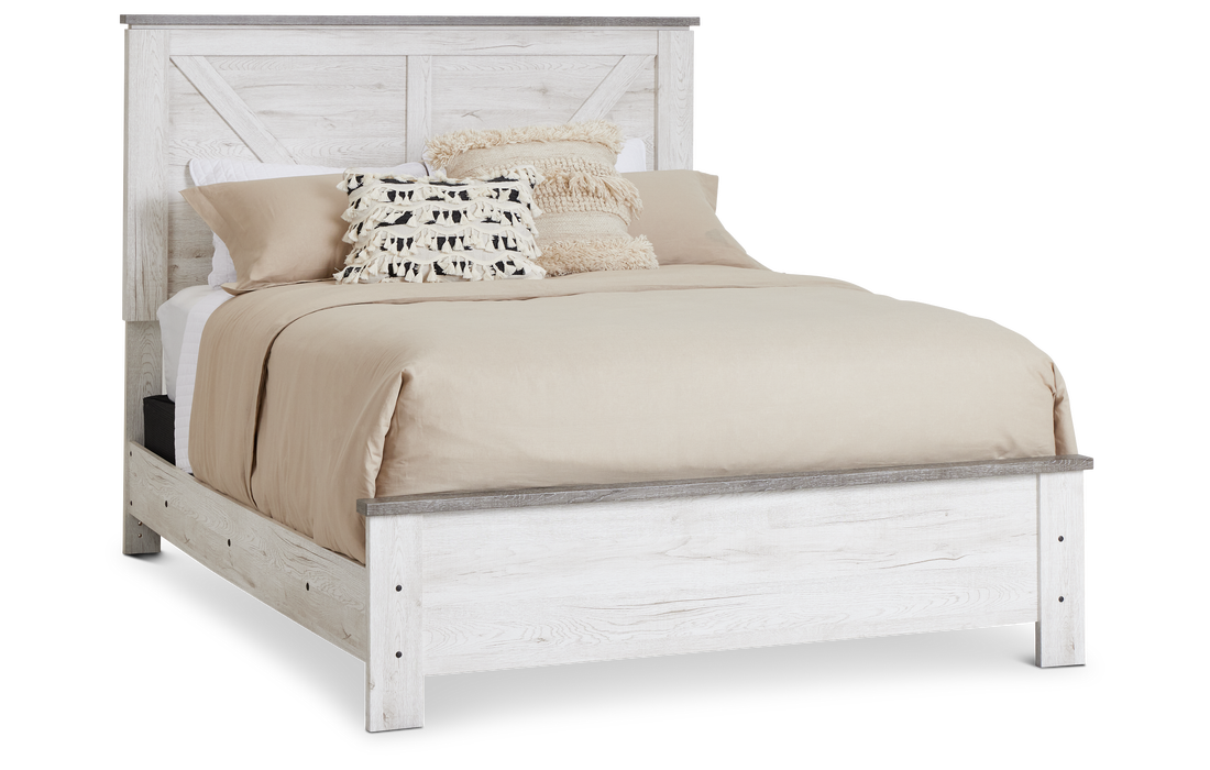 Blueridge Two-tone Panel Bed