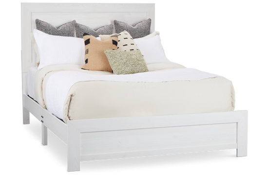 Ollie White Panel Bed