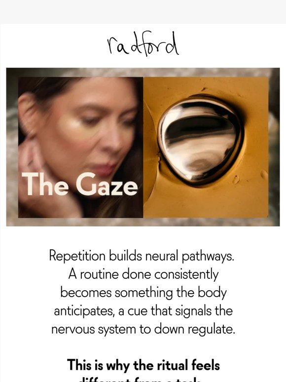 The Gaze: The skin you’ll have next month is forming right now