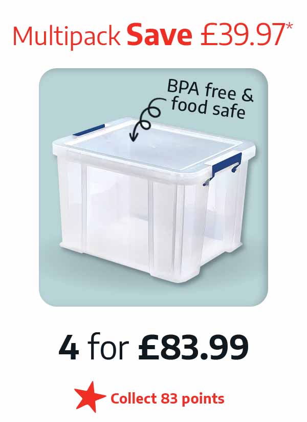 Fellowes Bankers Box 36L - Pack of 4 - £83.99 - Multipack Save £39.97* - Collect 83 points