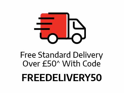 Free Standard Delivery over £50^ with code FREEDELIVERY50