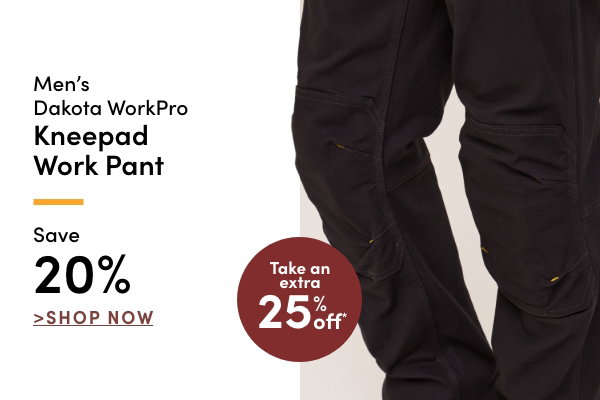 Men's Dakota WorkPro Kneepad Work Pant Save 20%