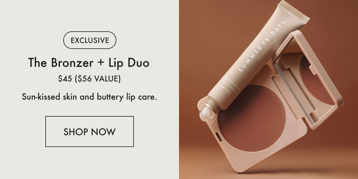 The Bronzer + Lip Duo - Shop Now
