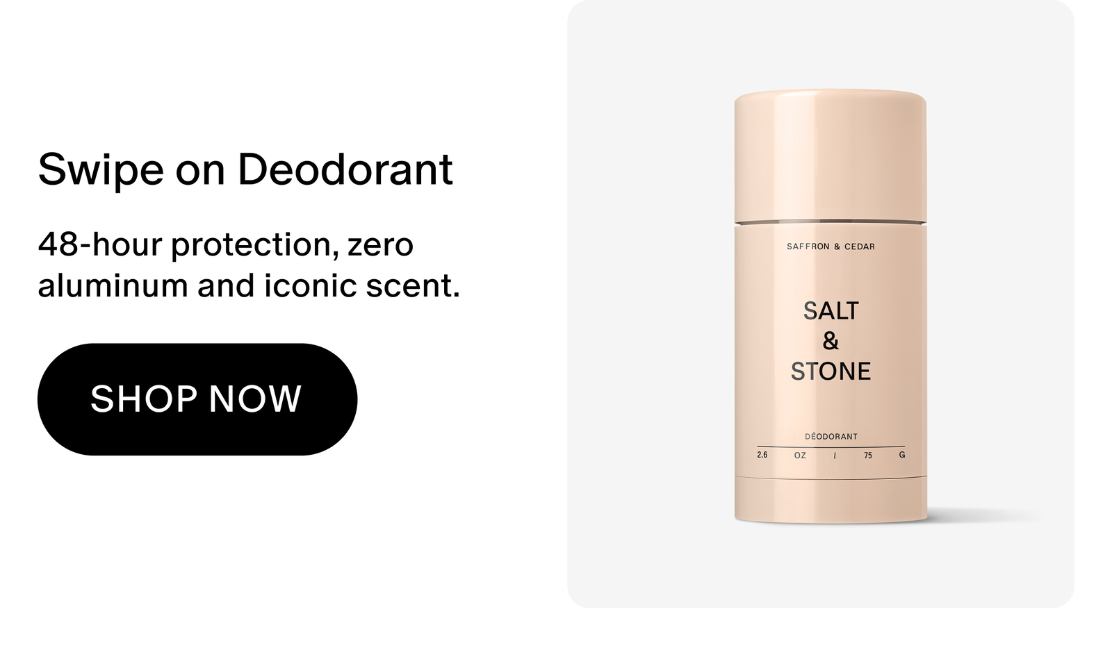 swipe on deodorant