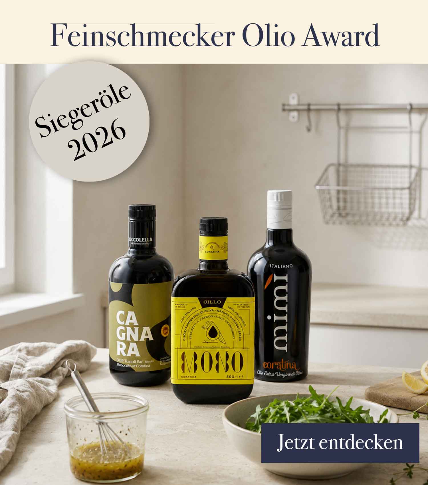 Olio Award Siegeröle