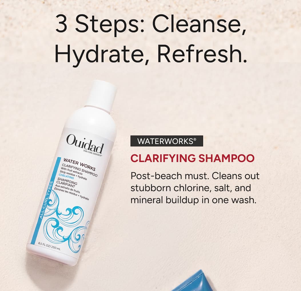 3 Must Haves - Cleanse, Hydrate, Refresh: WaterWorks Clarifying Shampoo a post beach must have