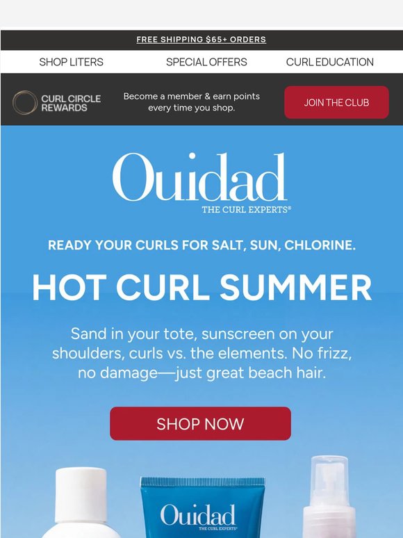 Curls vs. The Beach. (Curls Win.) 🏖️