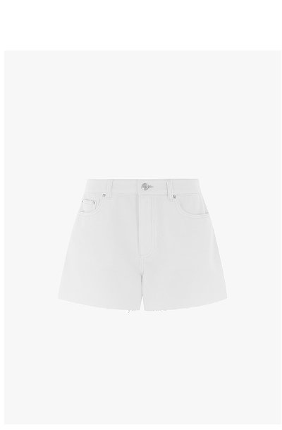 IDEAL FRAYED DENIM SHORTS