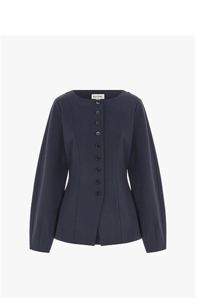 BONNIE WAISTED PONTE BLAZER 