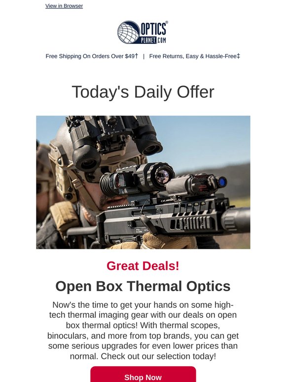 Thermal Open Box Deals!