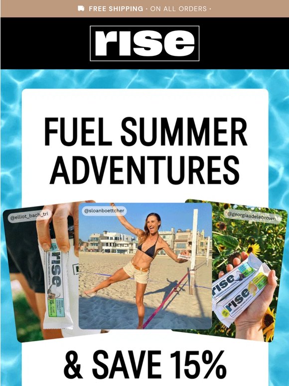 Save 15% & stay stocked this summer ☀️