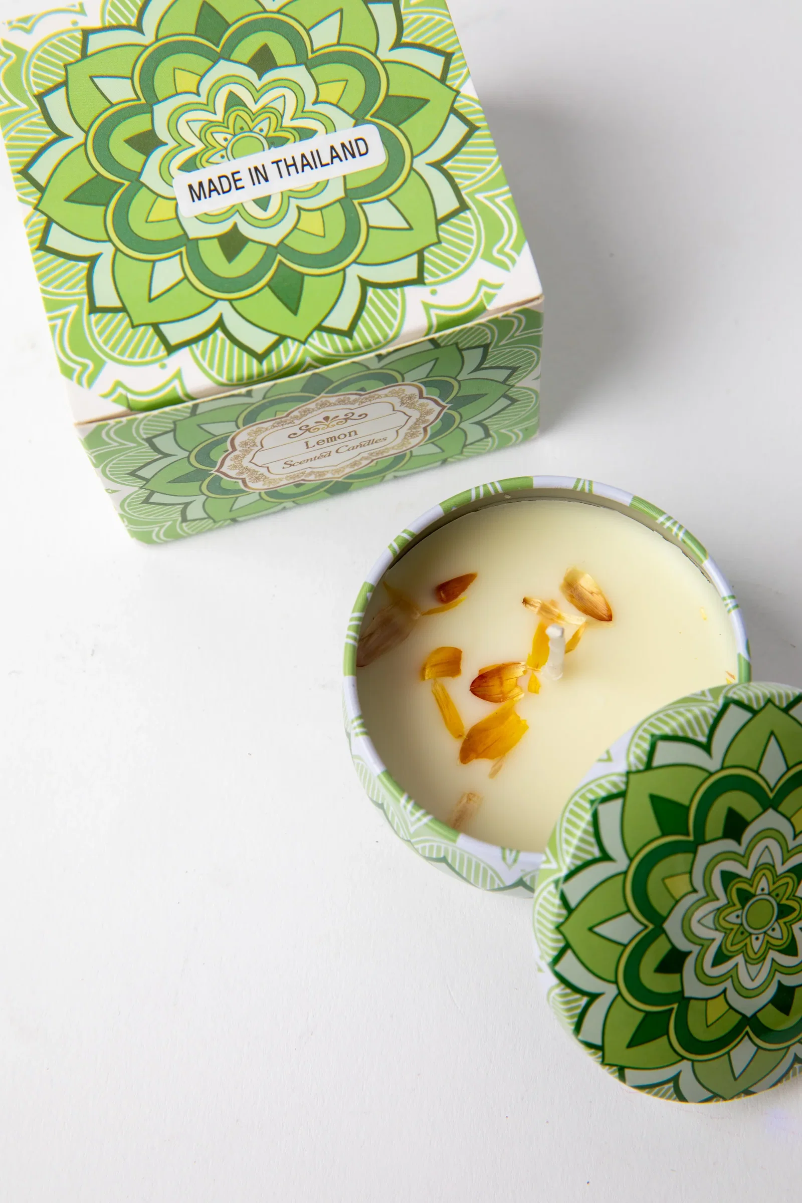Image of Mandala Travel Tin Candle