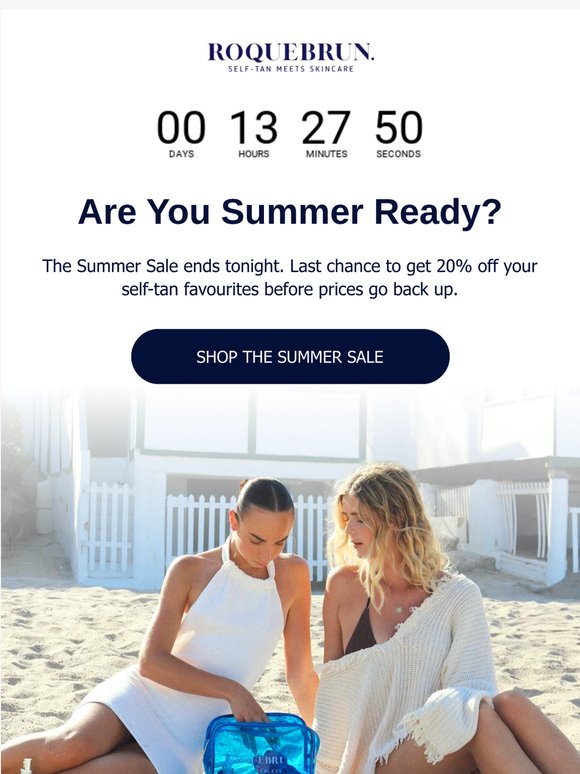 Final hours : Summer Sale