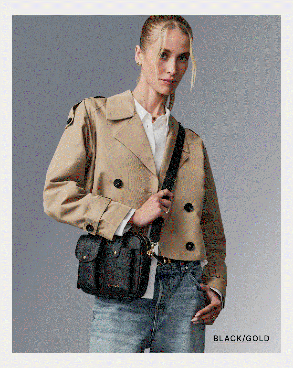 KHAKI GOLD/ BLACK/GOLD