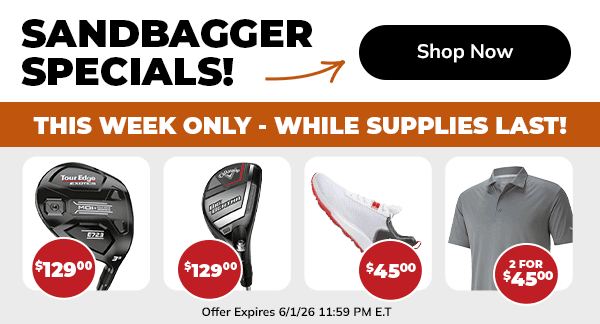 SANDBAGGER SPECIALS - Huge Savings on Essential Gear - This Week Only! Shop Now!