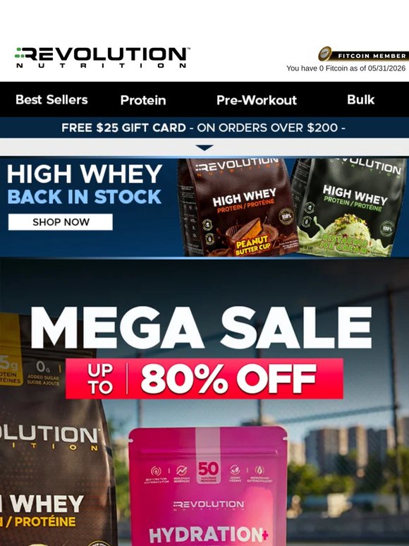 Restock Alert 🎯 High Whey Fan Favourites Are BACK