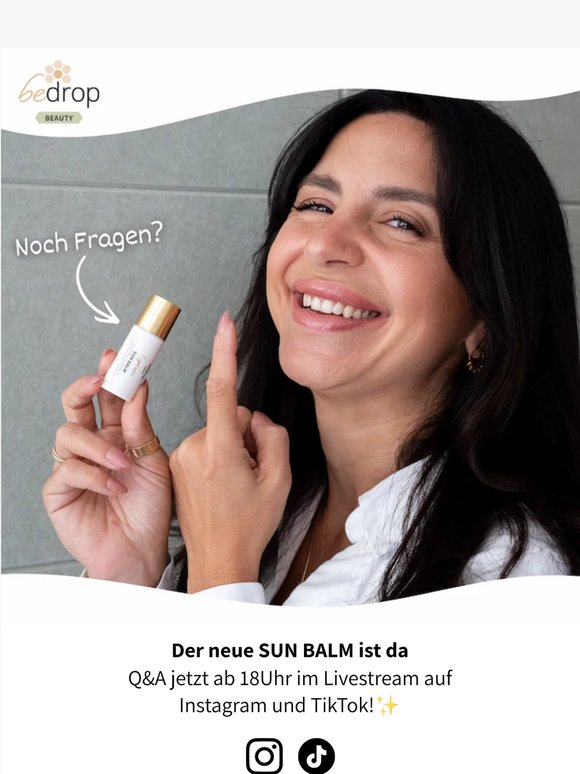 Livestream: Neuer SUN BALM 🫦☀️