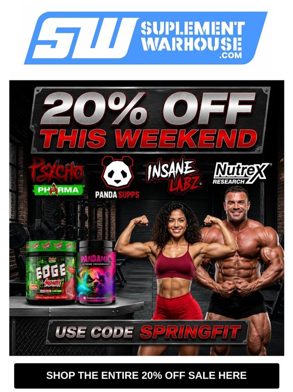 Final Hours: 20% Off Weekend Sale!
