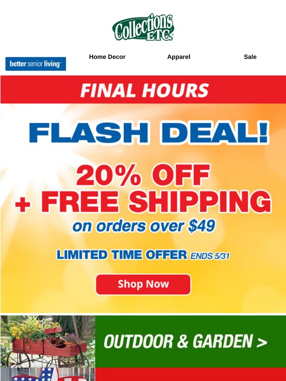Last Chance: Flash Deal Savings End Soon