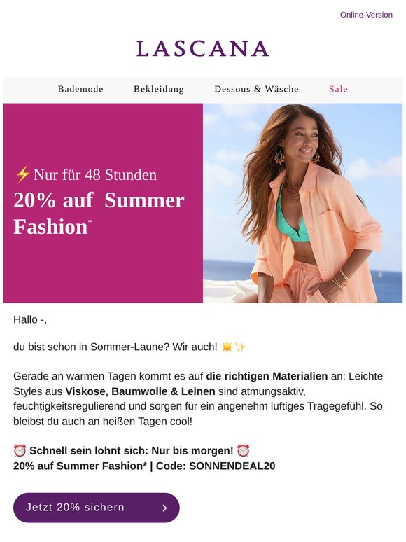 ⚡-Deal: 20% nur für 48 Stunden!