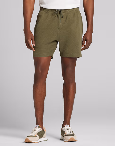 Joseph Abboud Modern Fit Knit Drawcord Shorts 7in