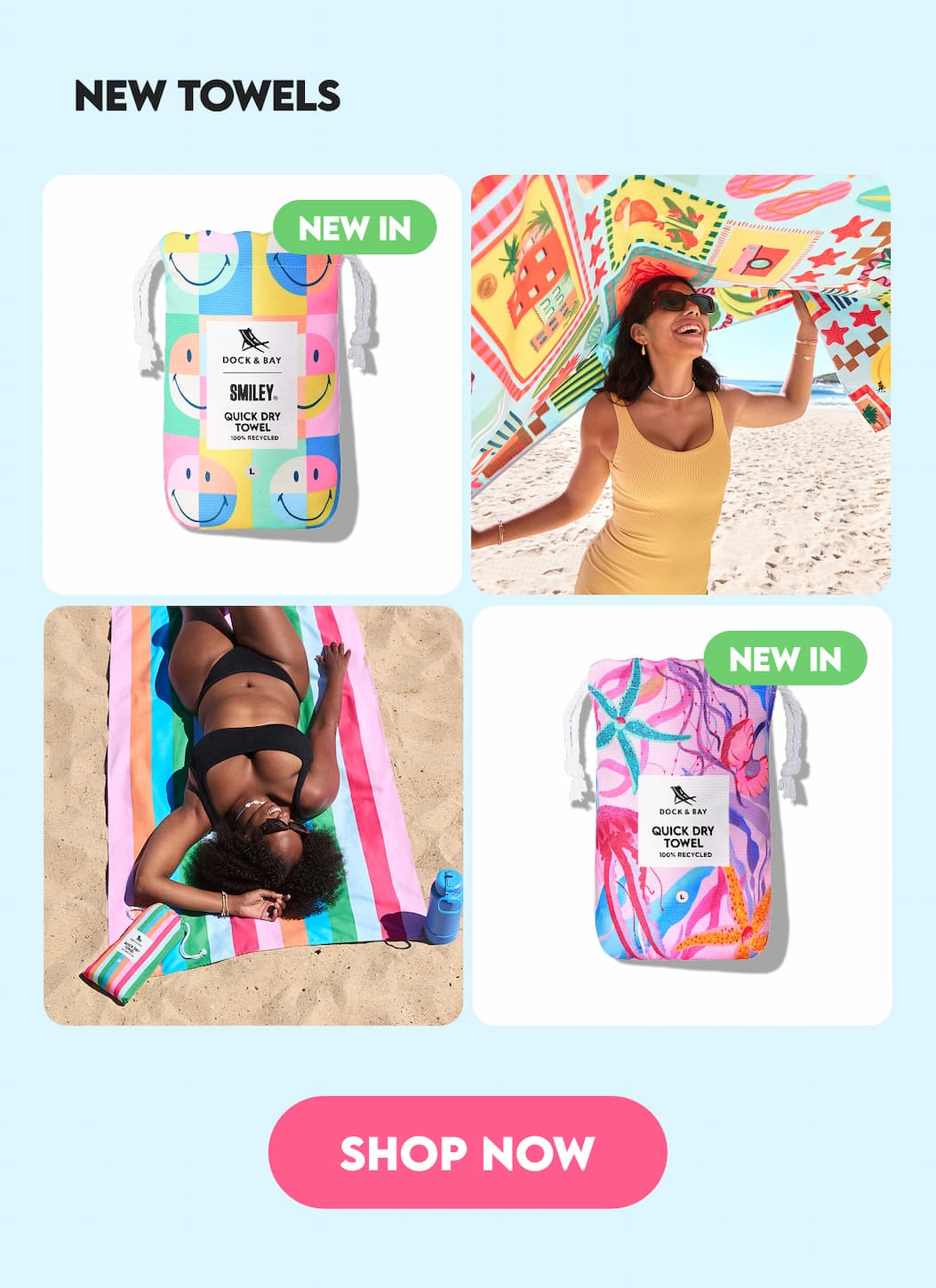 SHOP NEW IN TOWELS