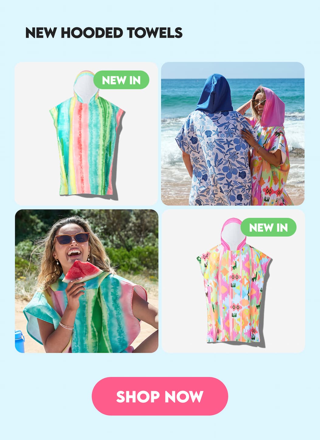 SHOP NEW IN HOODED TOWELS
