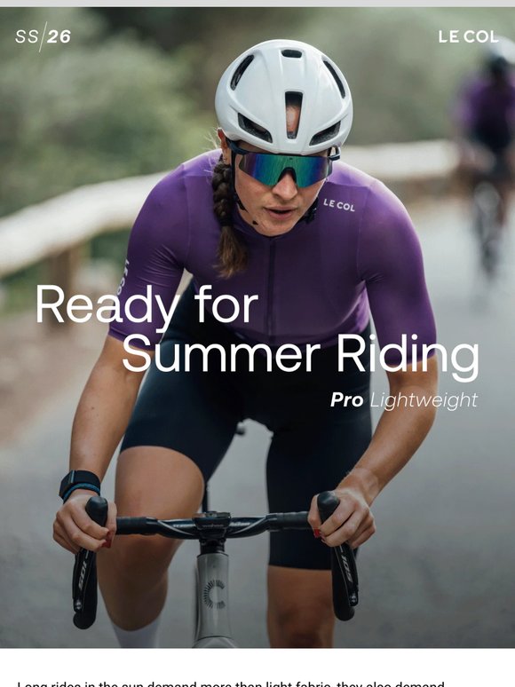 Engineered for Riding in the Heat