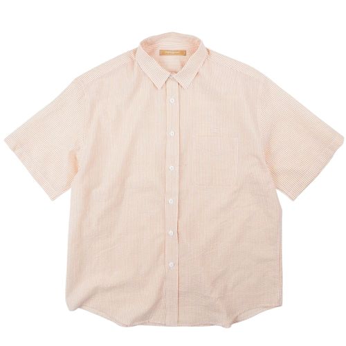 FrizmWORKS OG Stripe Seersucker Shirt - Orange
