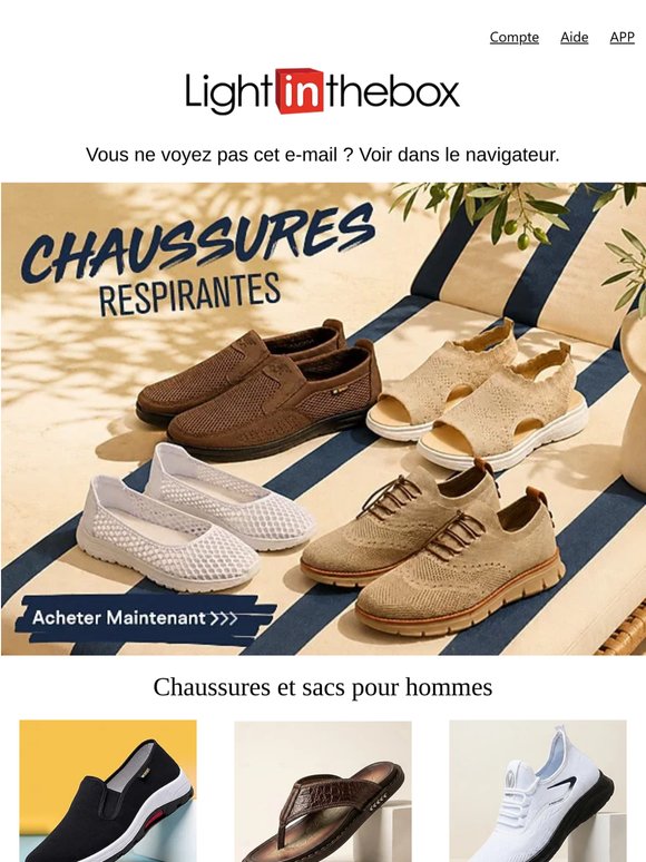 Chaussures respirantes pour hommes et femmes