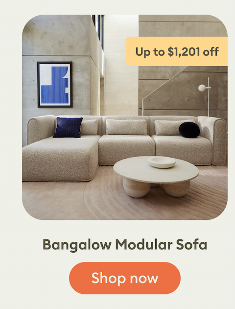 Bangalow Modular Sofa on sale - up to $1,201 off.