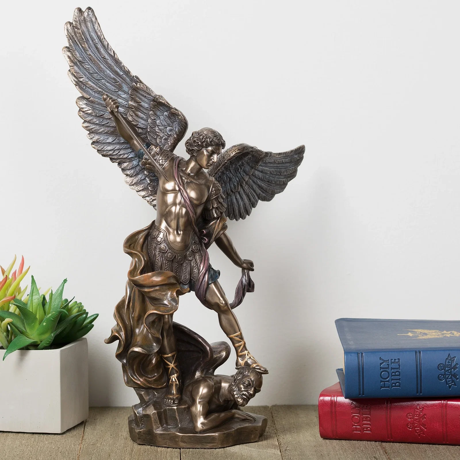 St. Michael Bronze Finish Statue, 14