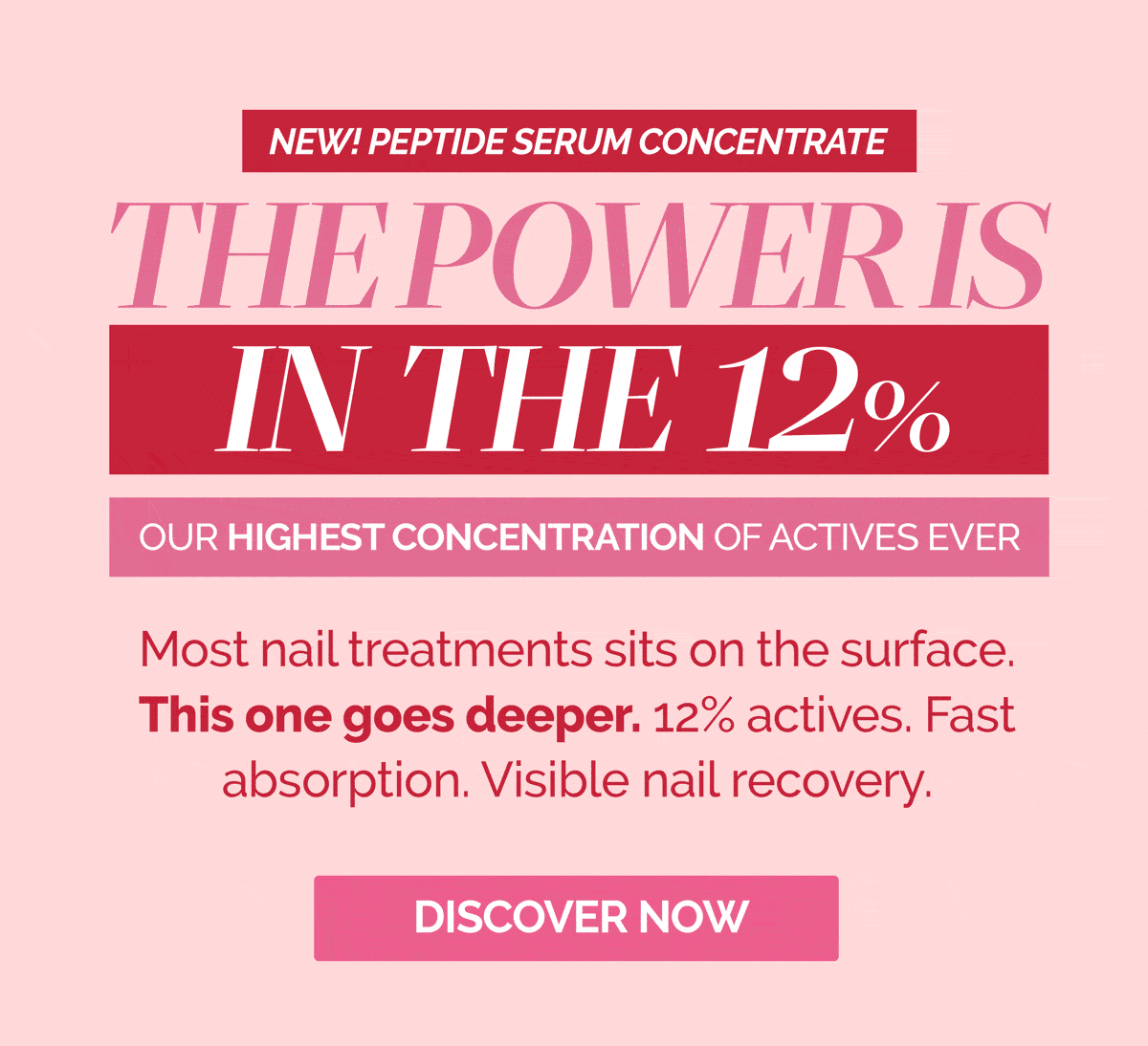 Shop our new Peptide Serum Concentrate with 12% actives.