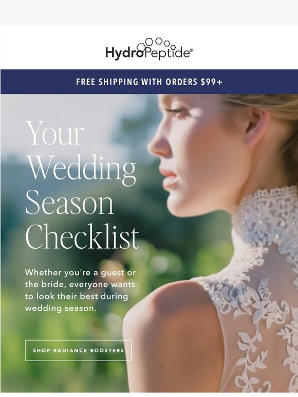 Attending a wedding soon? Here's your checklist.