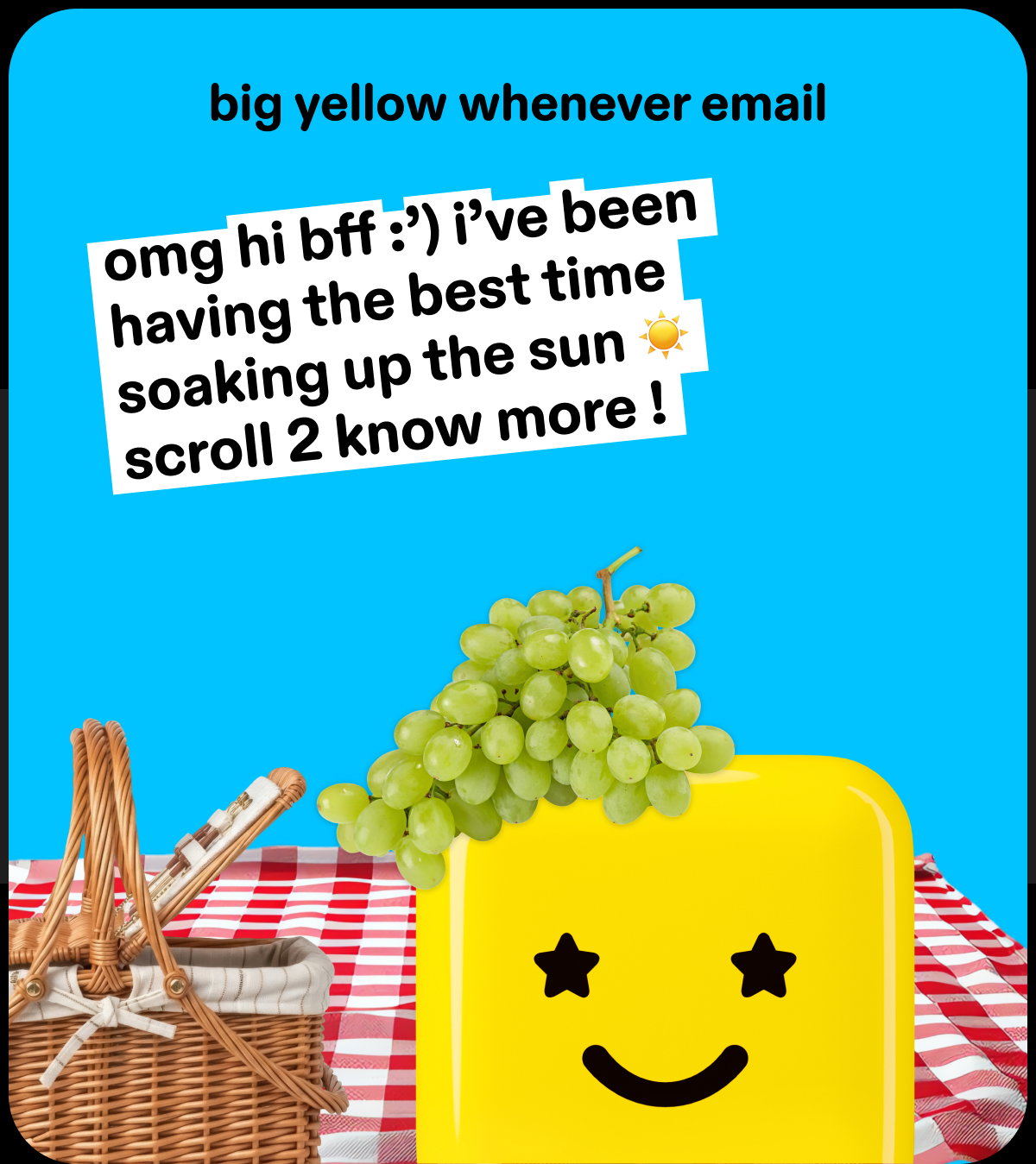 big yellow whenever email