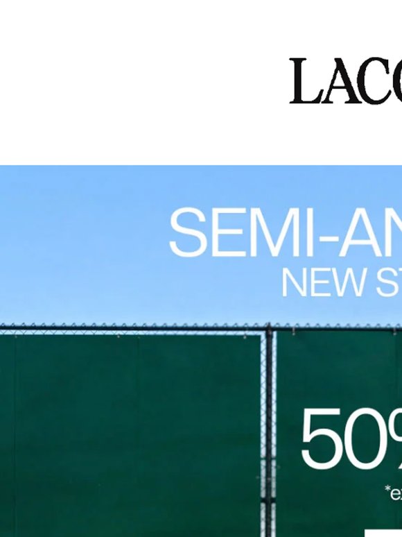 Up to 50% Off. Semi-Annual Sale.