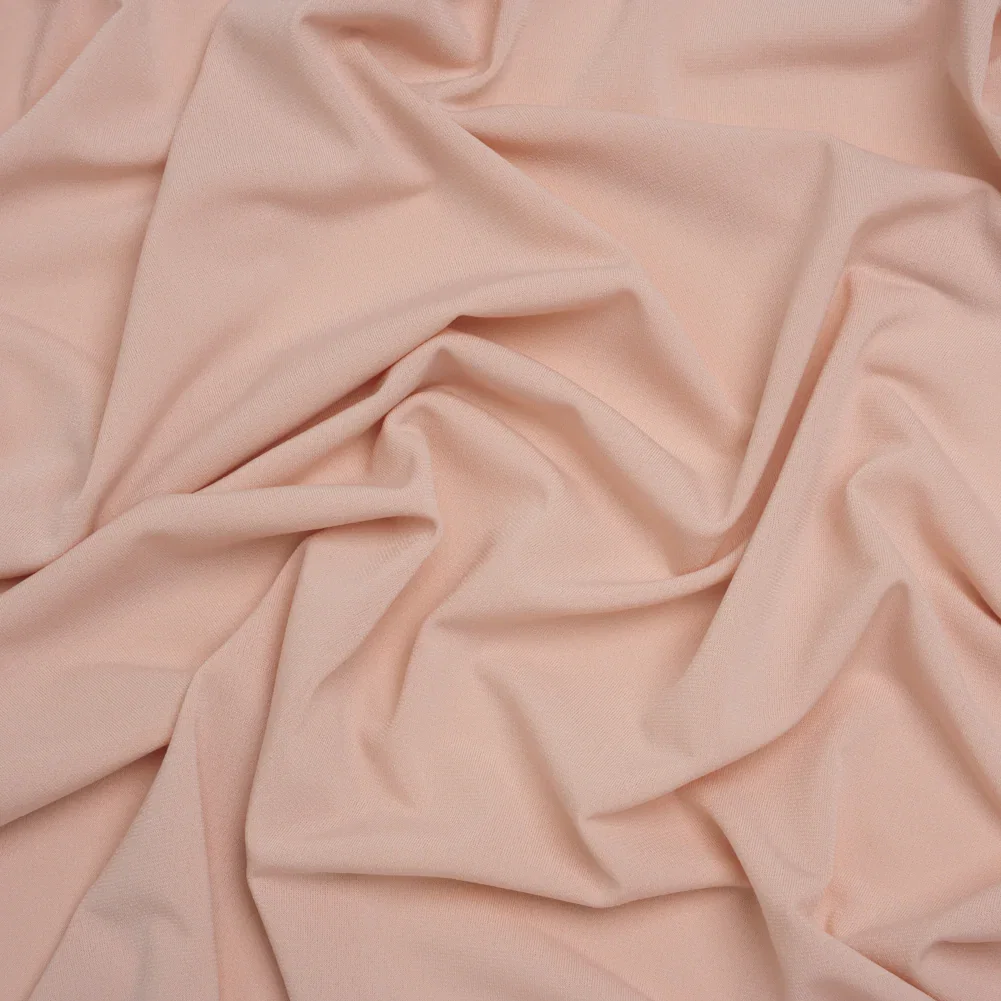 Image of Stretch Polyester Jersey - Rose Smoke - Designer Deadstock