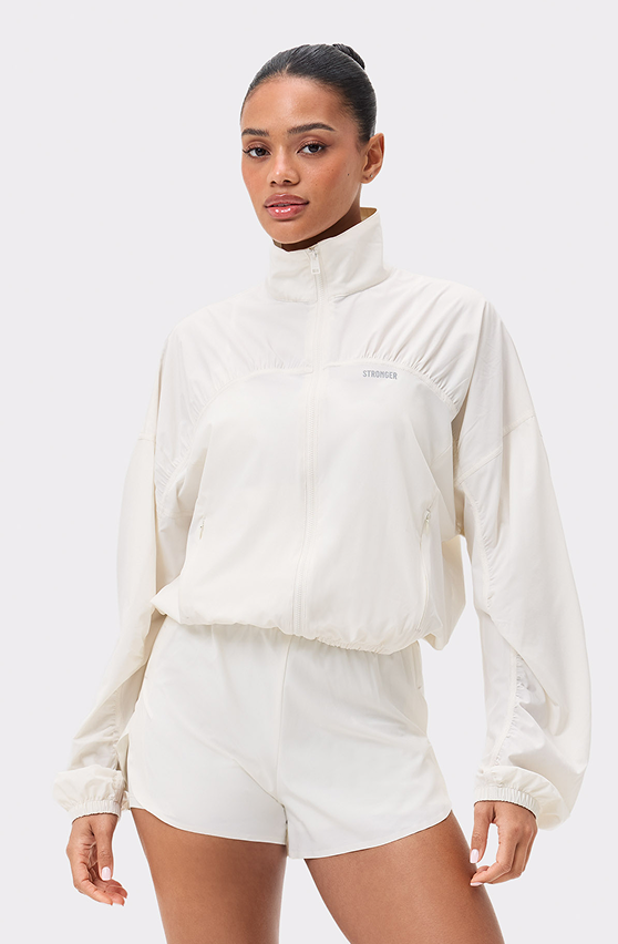 Breezy Woven Jacket White