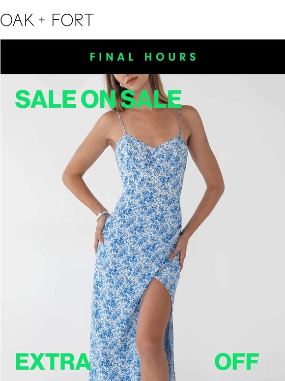 SALE ON SALE IS ALMOST OVER
