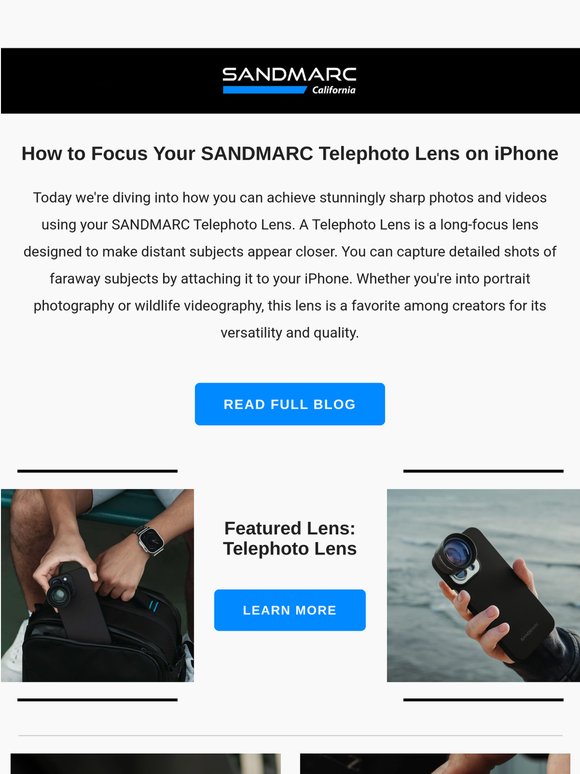 How to Focus Your SANDMARC Telephoto Lens on iPhone