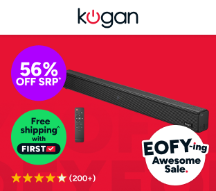Kogan 2.1 Channel 140W Dolby Atmos Soundbar with Built-in Subwoofer Product Image