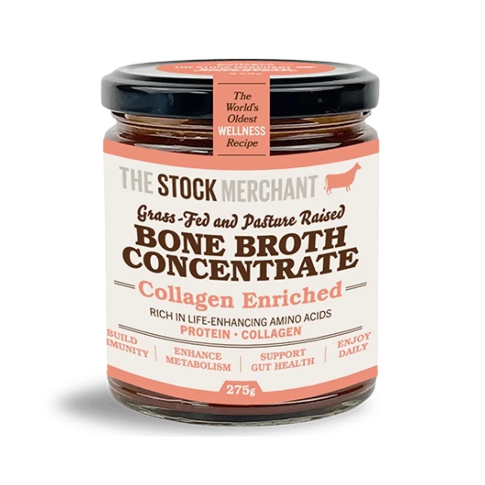 Image of The Stock Merchant Bone Broth Concentrate Collagen Enriched 275g