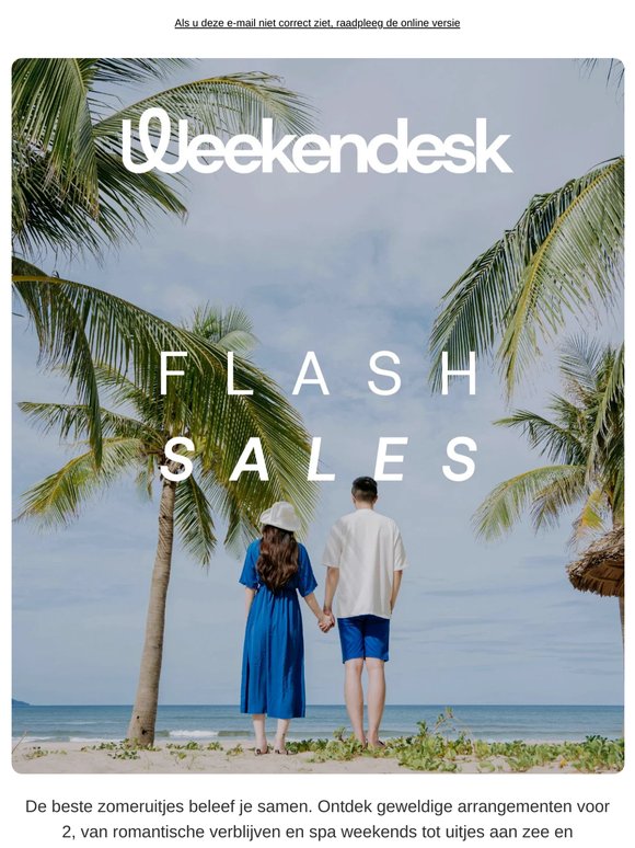 FLASH SALES zomeruitjes voor 2