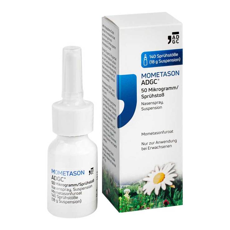 MOMETASON ADGC® 50 µg/Sprühstoß Nasenspray⁵
